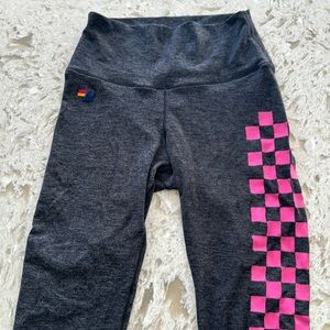 Aviator Nation Checkered Leggings